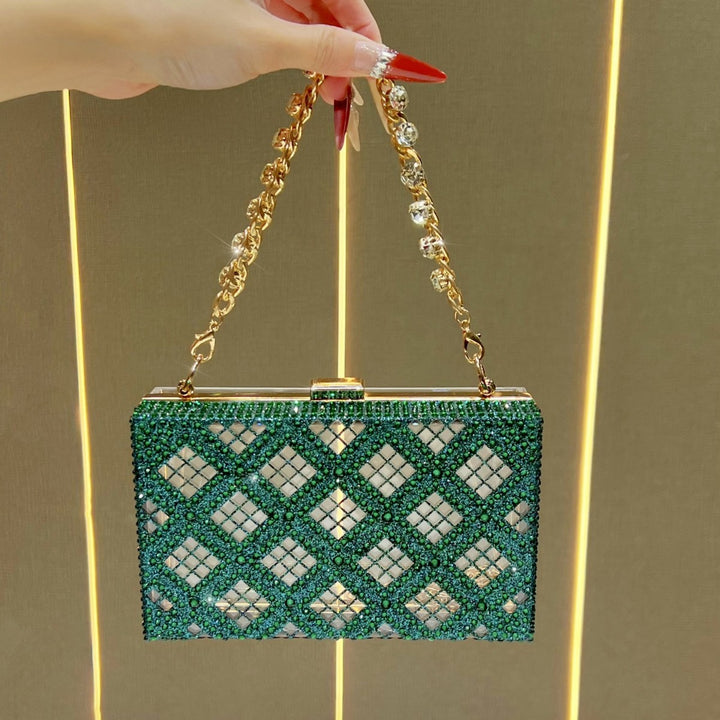 Elegant Chain-Handled Evening Clutch