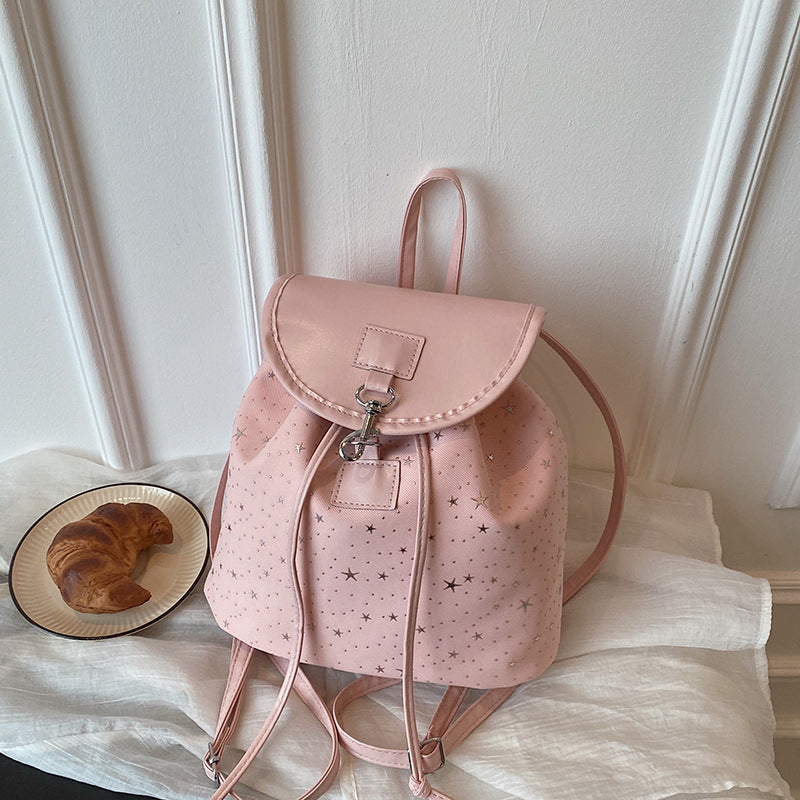 WoStar-Patterned Drawstring Backpack Kalsten