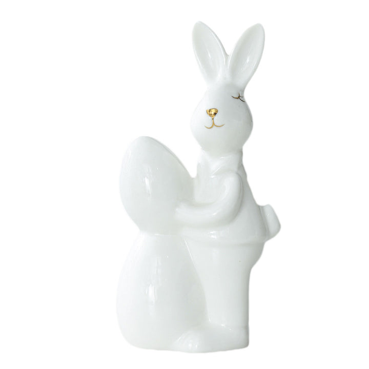Ceramic Bunny Figurine Kalsten
