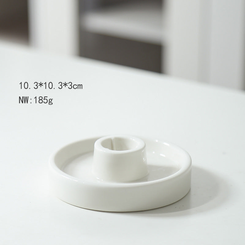 Elegant Ceramic Candle Holder Kalsten