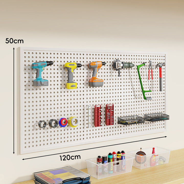 Pegboard Double-Prong Metal Hooks Compact Heavy-Duty Display Hangers