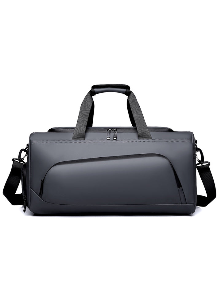 Sporty travel bag with extendable main compartment and multiple organizing pockets Kalsten