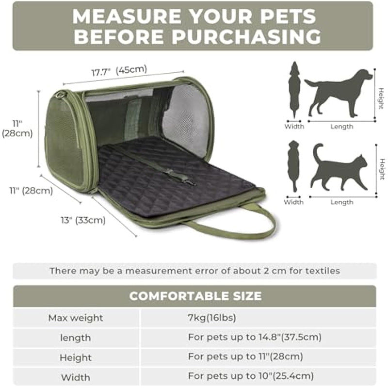 Transport box for pets with breathable mesh inserts Kalsten