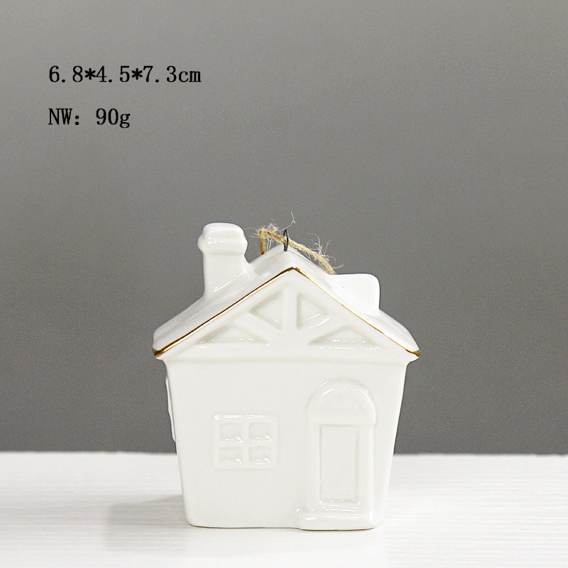 Decorative House-Shaped Ceramic Kalsten