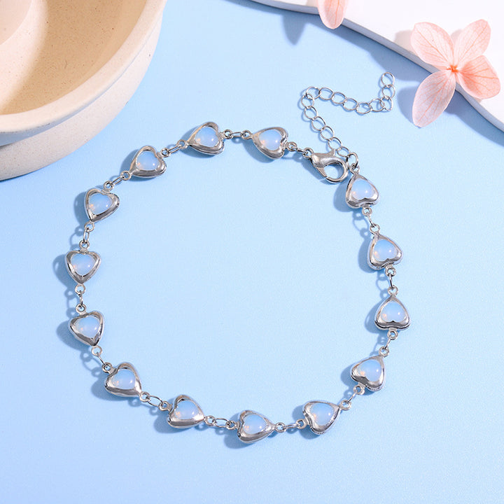 Charming Heart-Shaped Statement Bracelet Kalsten