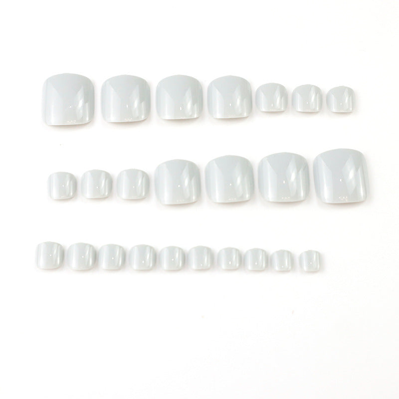 Glossy Press-On Toenail Set Kalsten