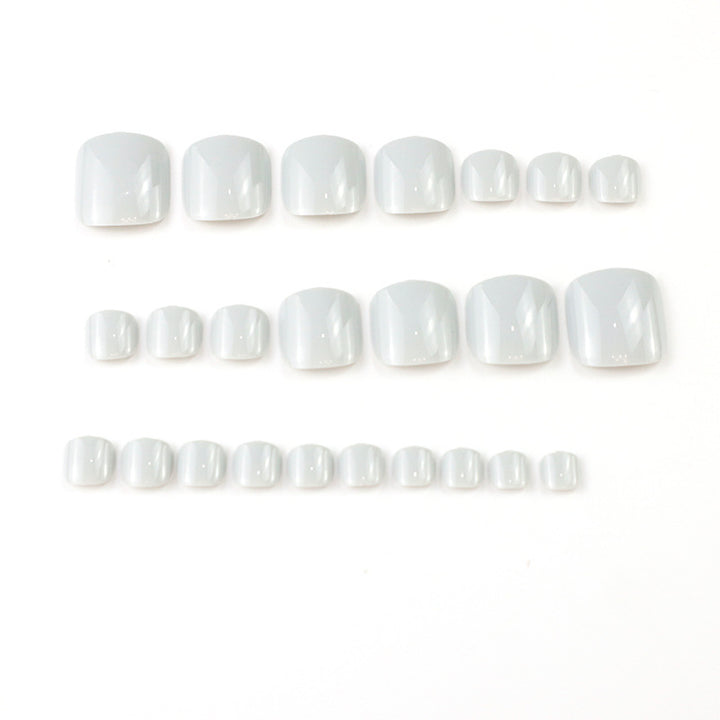 Glossy Press-On Toenail Set Kalsten
