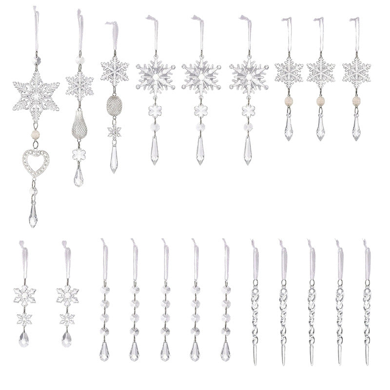Decorative Crystal Snowflake Ornaments