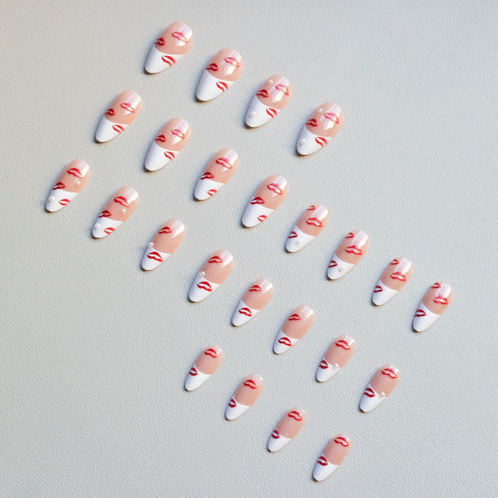 Premium Kiss Mark Nail Art Set