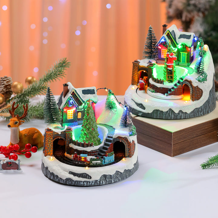LED Light-Up Christmas Village Display Kalsten