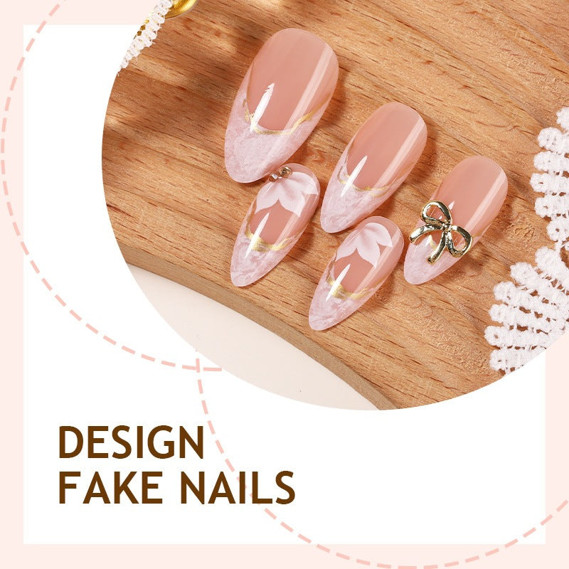 Artificial nail set with glamorous tips and stylish accents Kalsten
