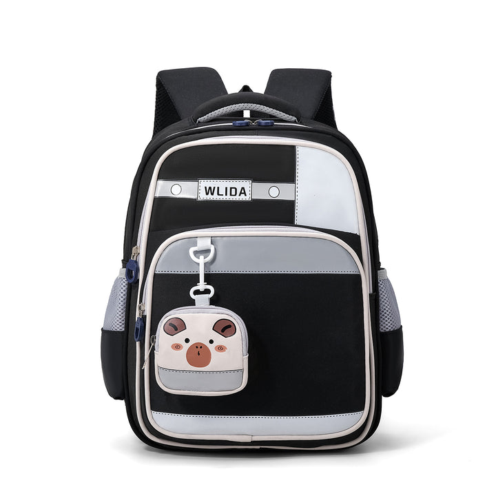 Girls' Cute Cat-Design School Backpack
