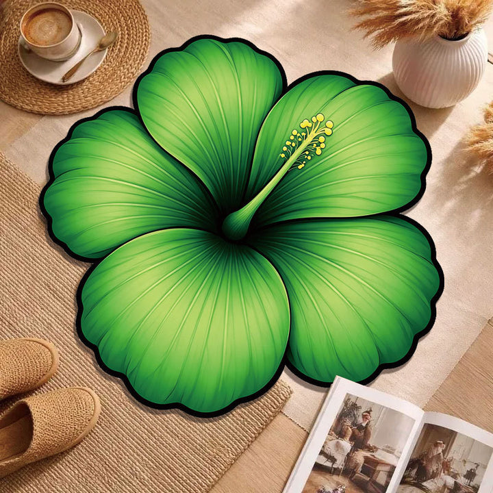 Decorative Floral Accent Rug