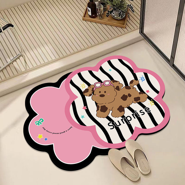 Cute Cartoon Animal Bath Mat Kalsten