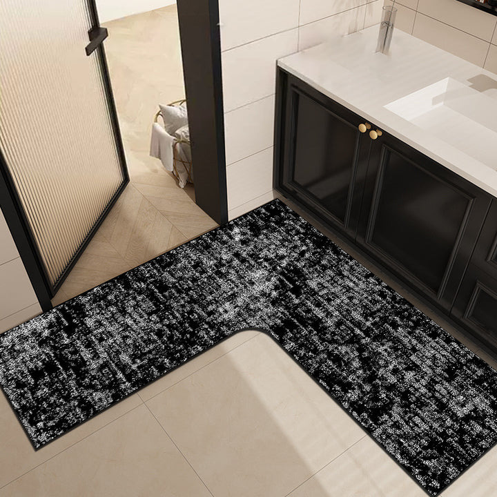 Luxurious Abstract Patterned Bathroom Mat