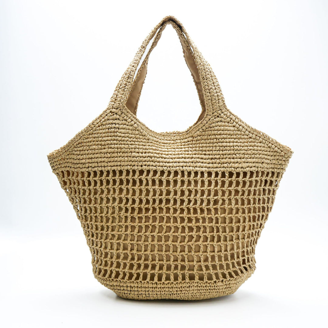Spacious market bag made of natural material Kalsten
