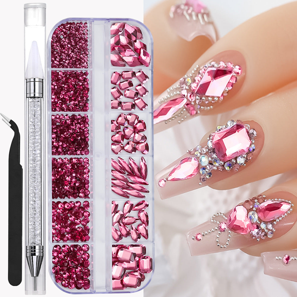 Decorative Nail Art Rhinestone Gem Kit