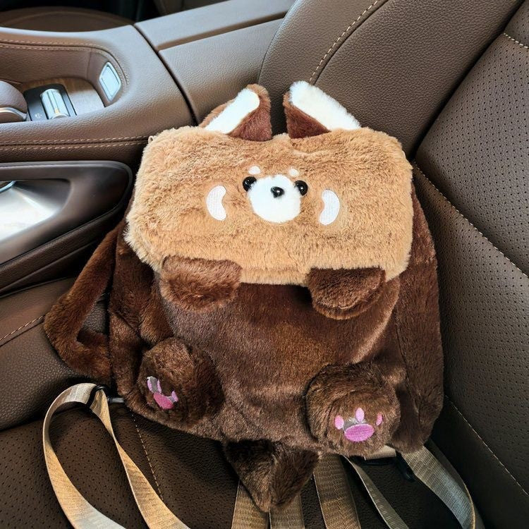 Plush Backpack with Cute Animal Design Kalsten