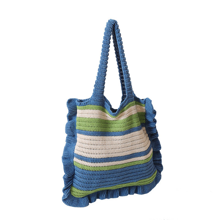 Ruffled Tote Bag