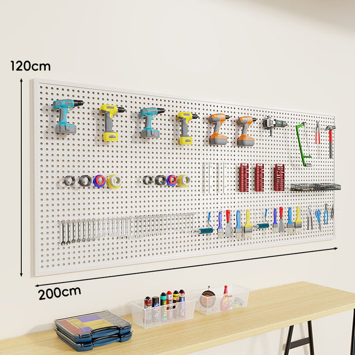 Pegboard Double-Prong Metal Hooks Compact Heavy-Duty Display Hangers