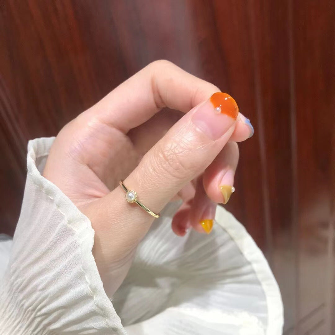 Artistic Geometric Press-On Nail Design