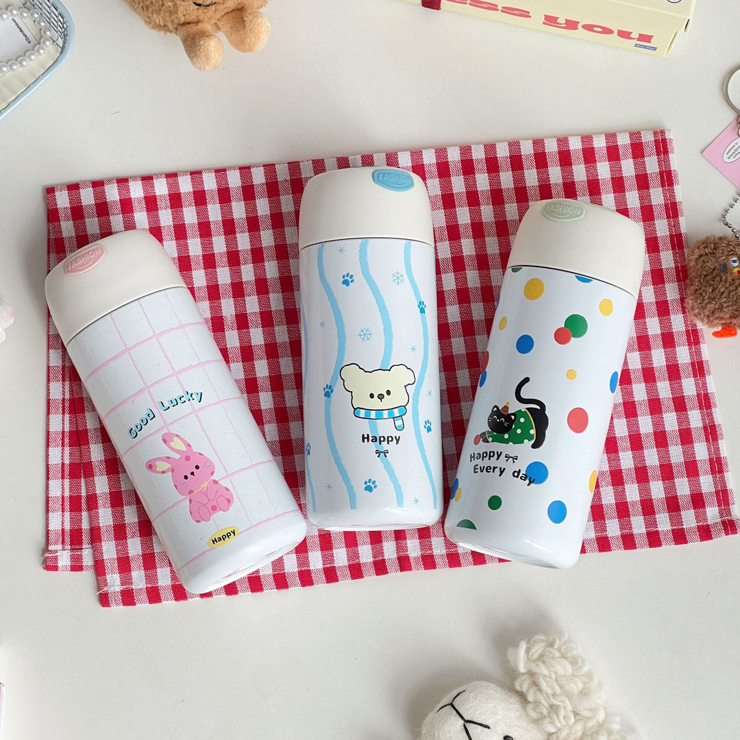 Women Insulated Water Bottle with Playful Animal Design Kalsten