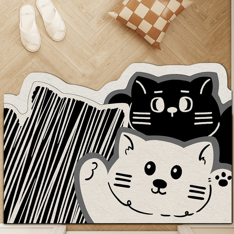 Cartoon-Themed Area Mat
