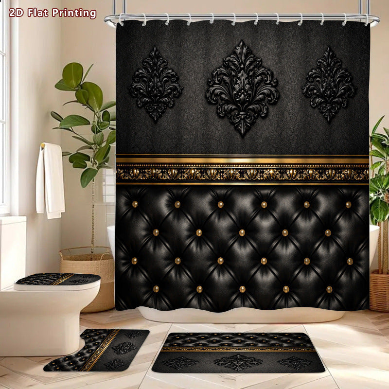 Luxurious Vintage Style Shower Curtain Set Kalsten