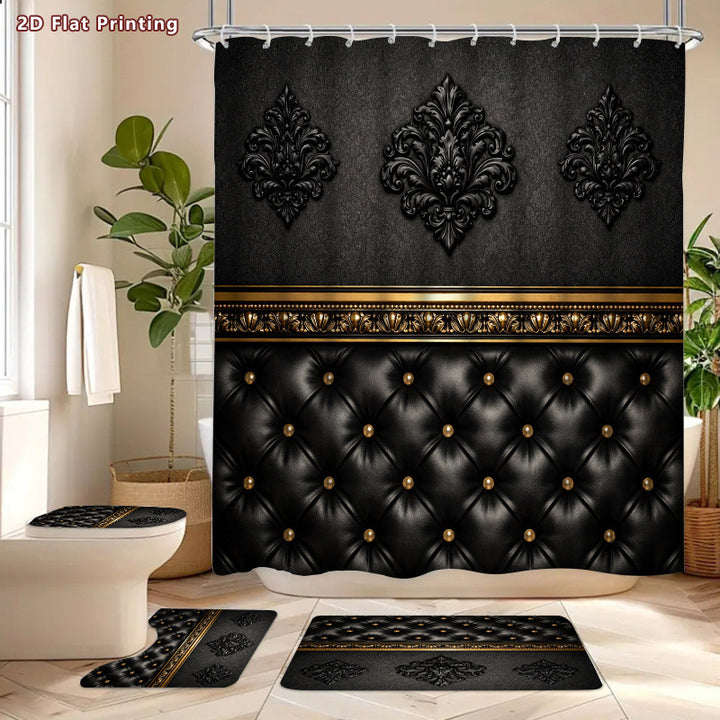 Luxurious Vintage Style Shower Curtain Set Kalsten