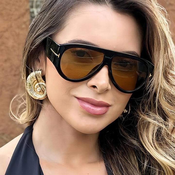 Women's fashionable oversized sunglasses in retro style Kalsten