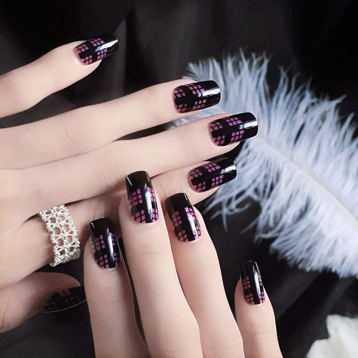 Artistic Graphic Press-On Nail Set