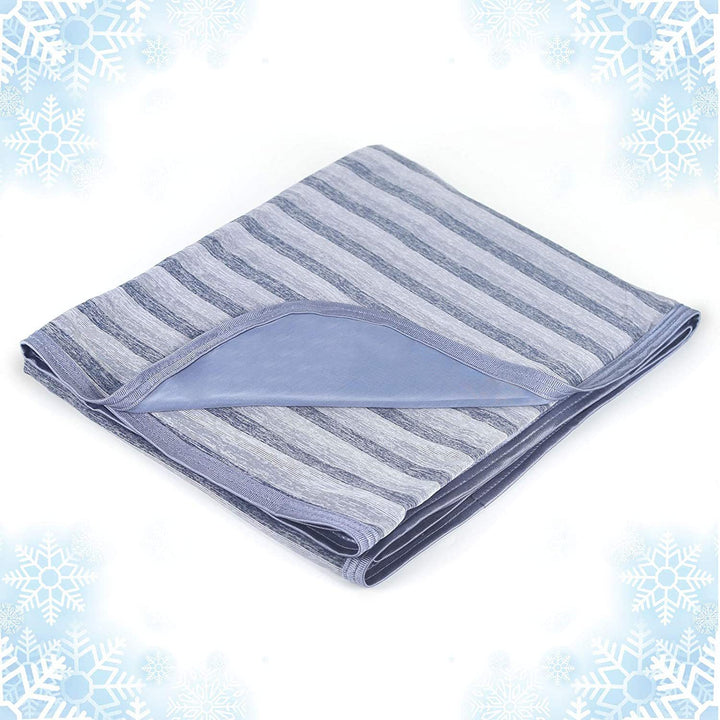Women Soft and Breathable Striped Fleece Blanket Kalsten