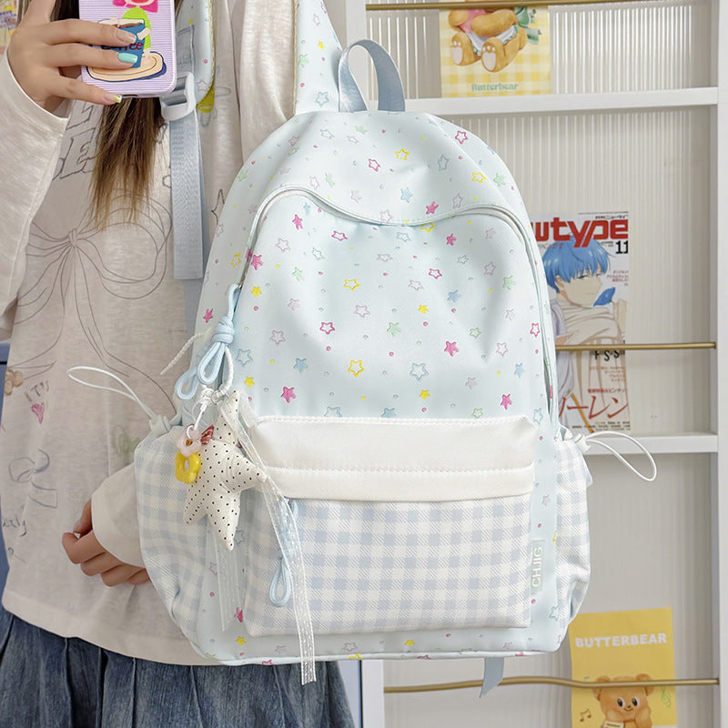 Cute Star-Patterned Casual Daypack Kalsten