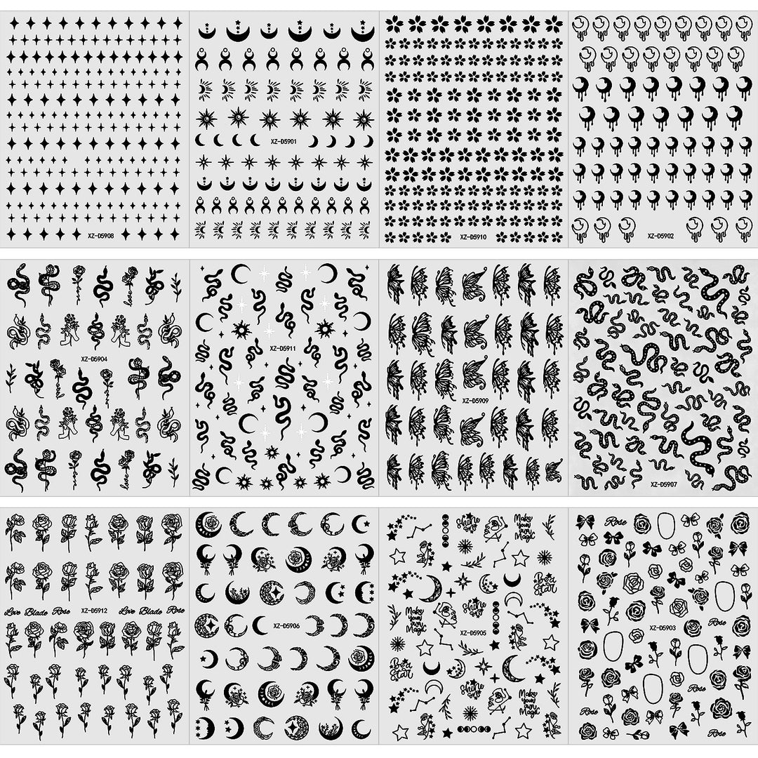 Artistic Nail Art Transfer Stickers