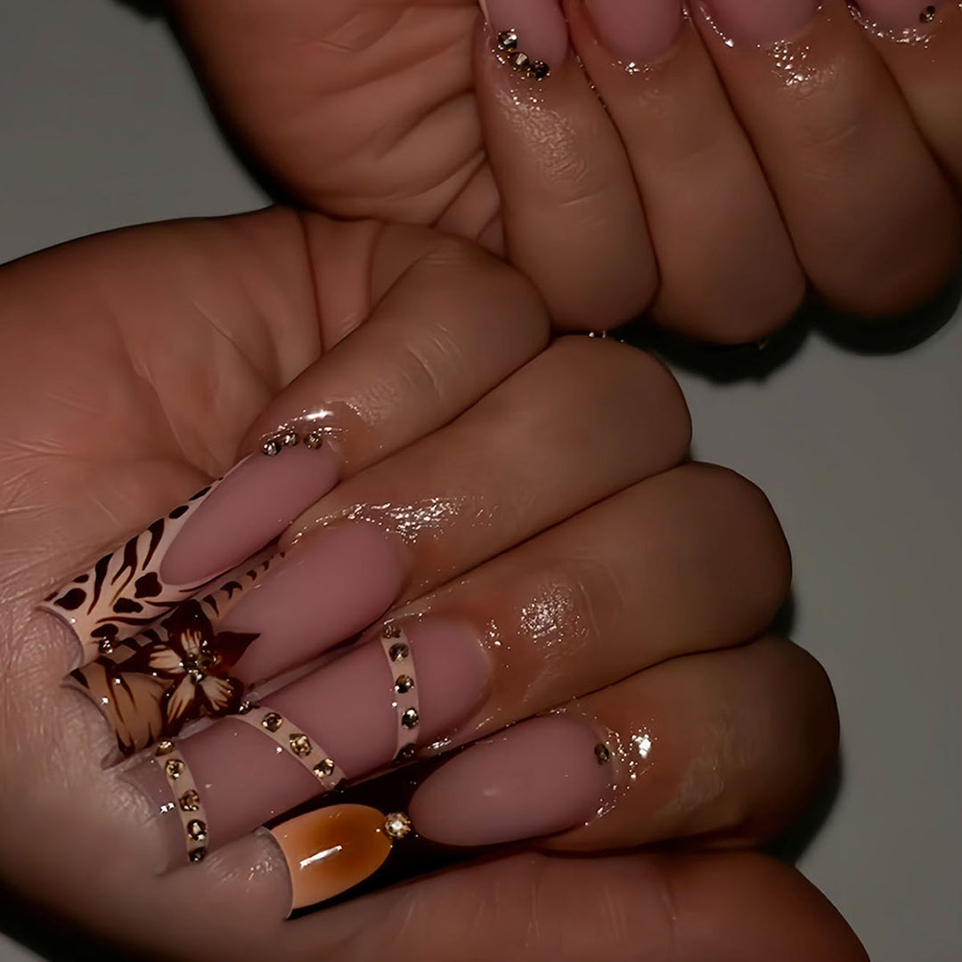 Elegant Acrylic Press-On Nail Art Set Kalsten