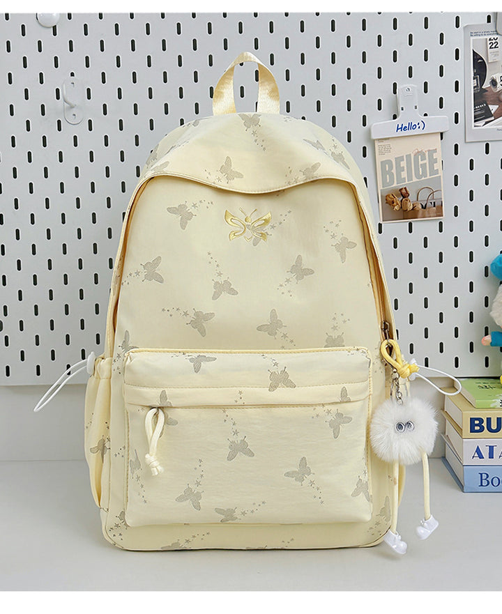 Butterfly Patterned Casual Backpack Kalsten
