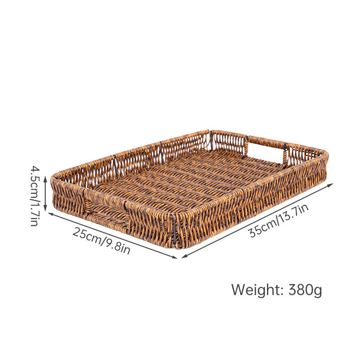 Rectangular Woven Serving Tray Kalsten