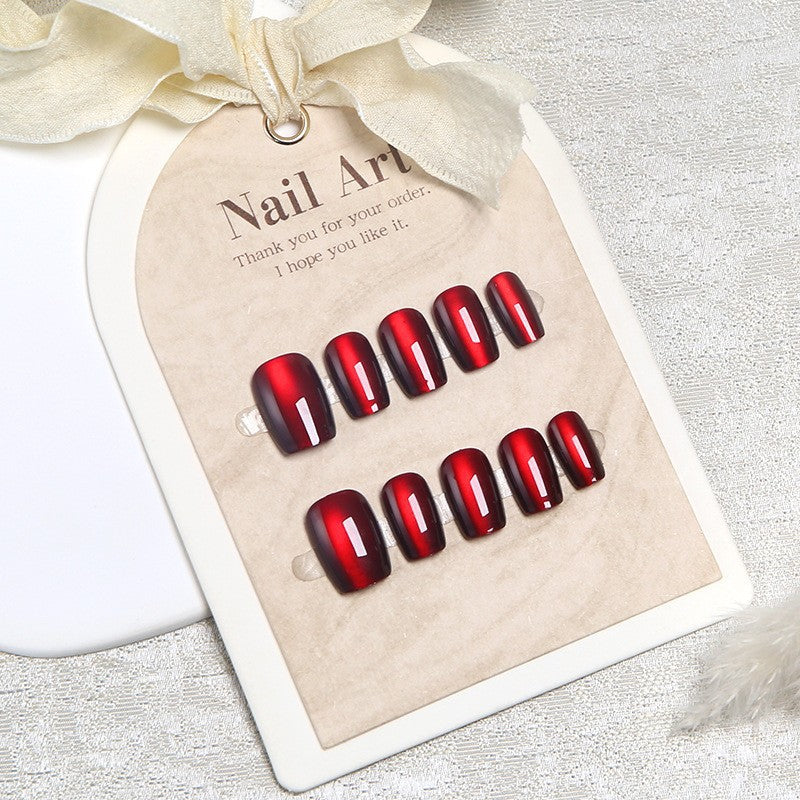 Glossy Press-On Nail Set with Elegant Finish Kalsten