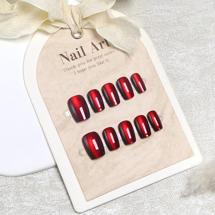 Glossy Press-On Nail Set with Elegant Finish Kalsten