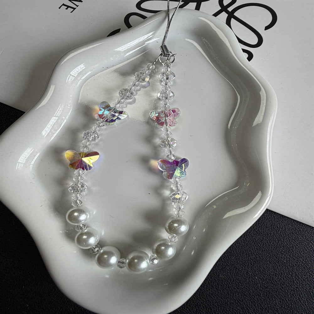 Decorative Butterfly Beaded Eyewear Chain Kalsten