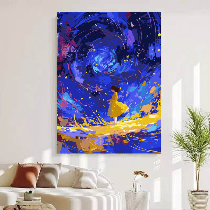Dreamy Cosmic Landscape Wall Art Kalsten