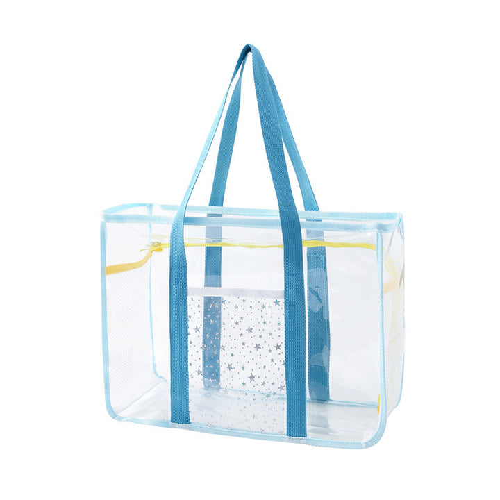 Transparent Mesh Shopping Tote Kalsten