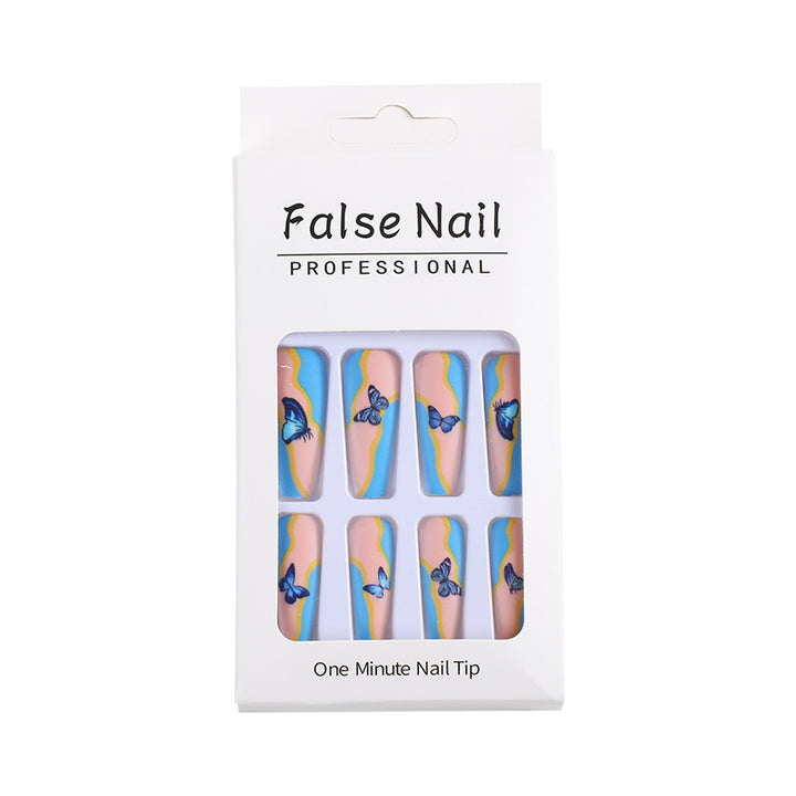 Artificial nails with creative floral designs Kalsten