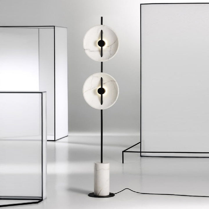 Modern Double Sphere Floor Lamp