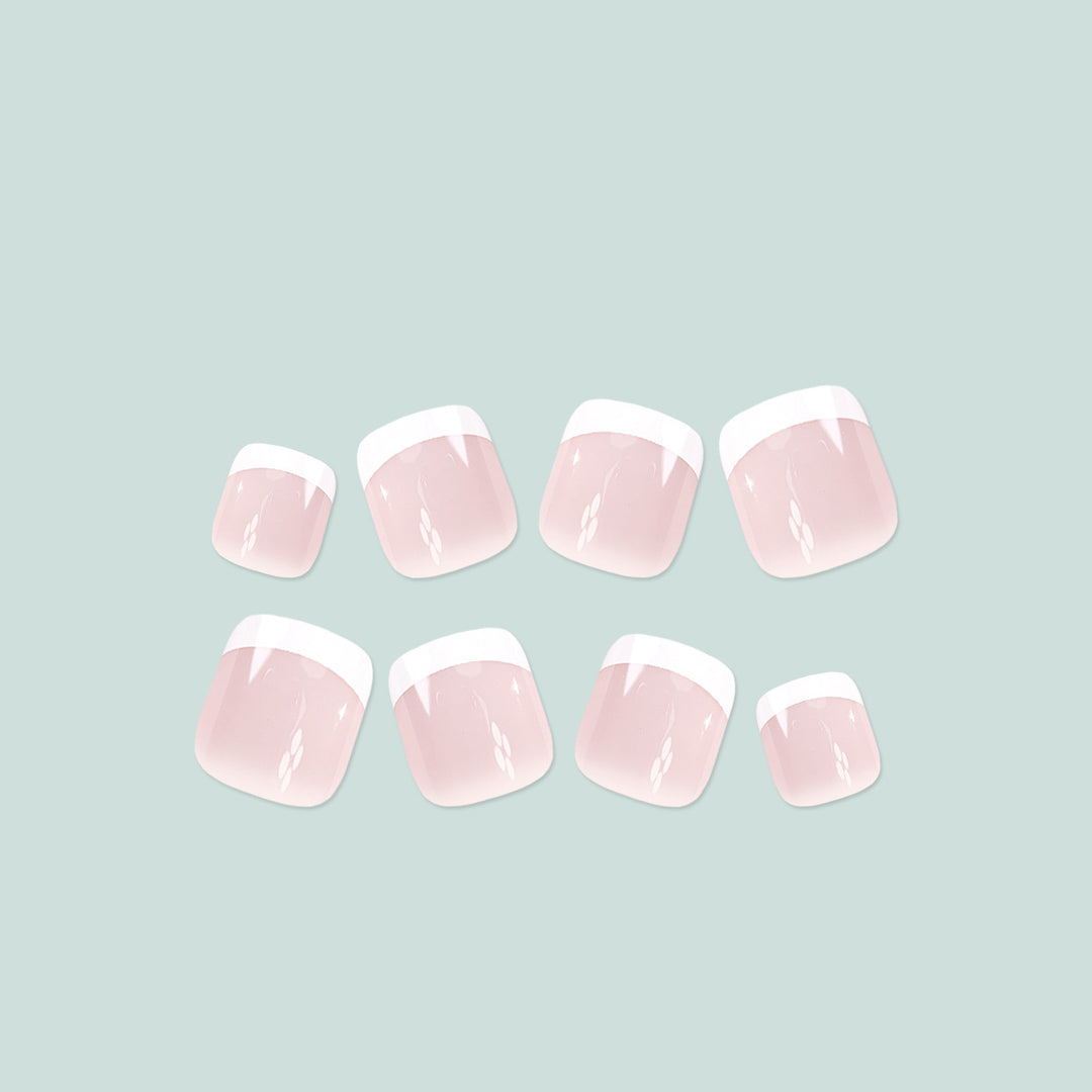 French Toenail Art Kalsten