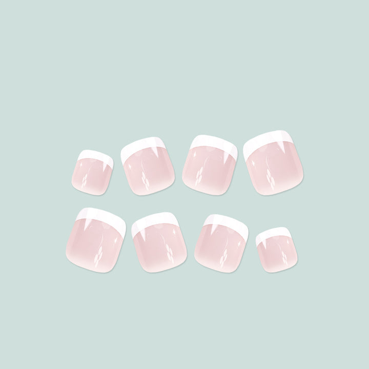French Toenail Art Kalsten