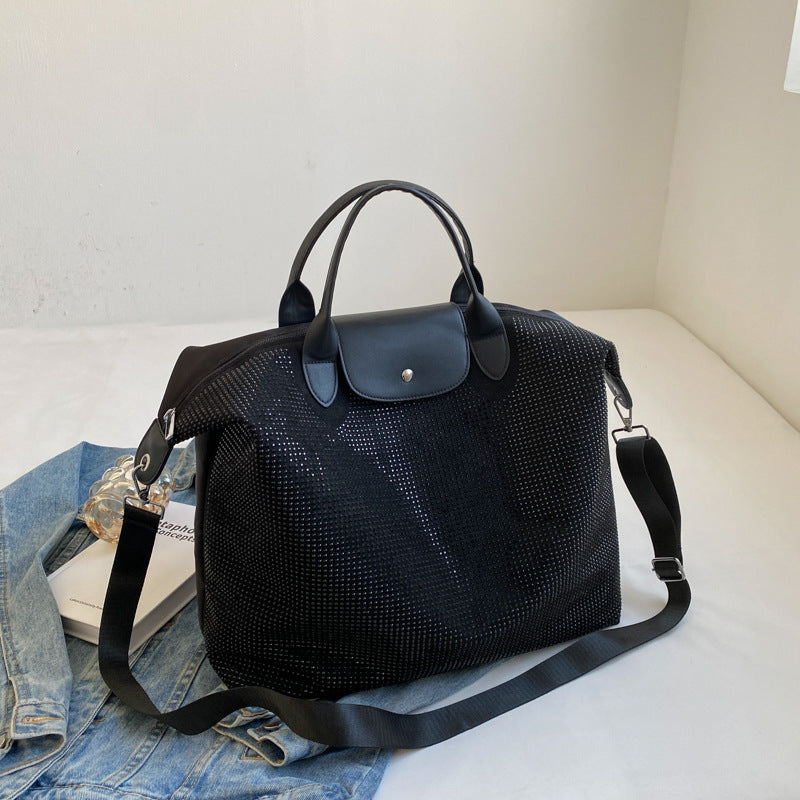 Mesh Fabric Weekend Duffle Bag Kalsten