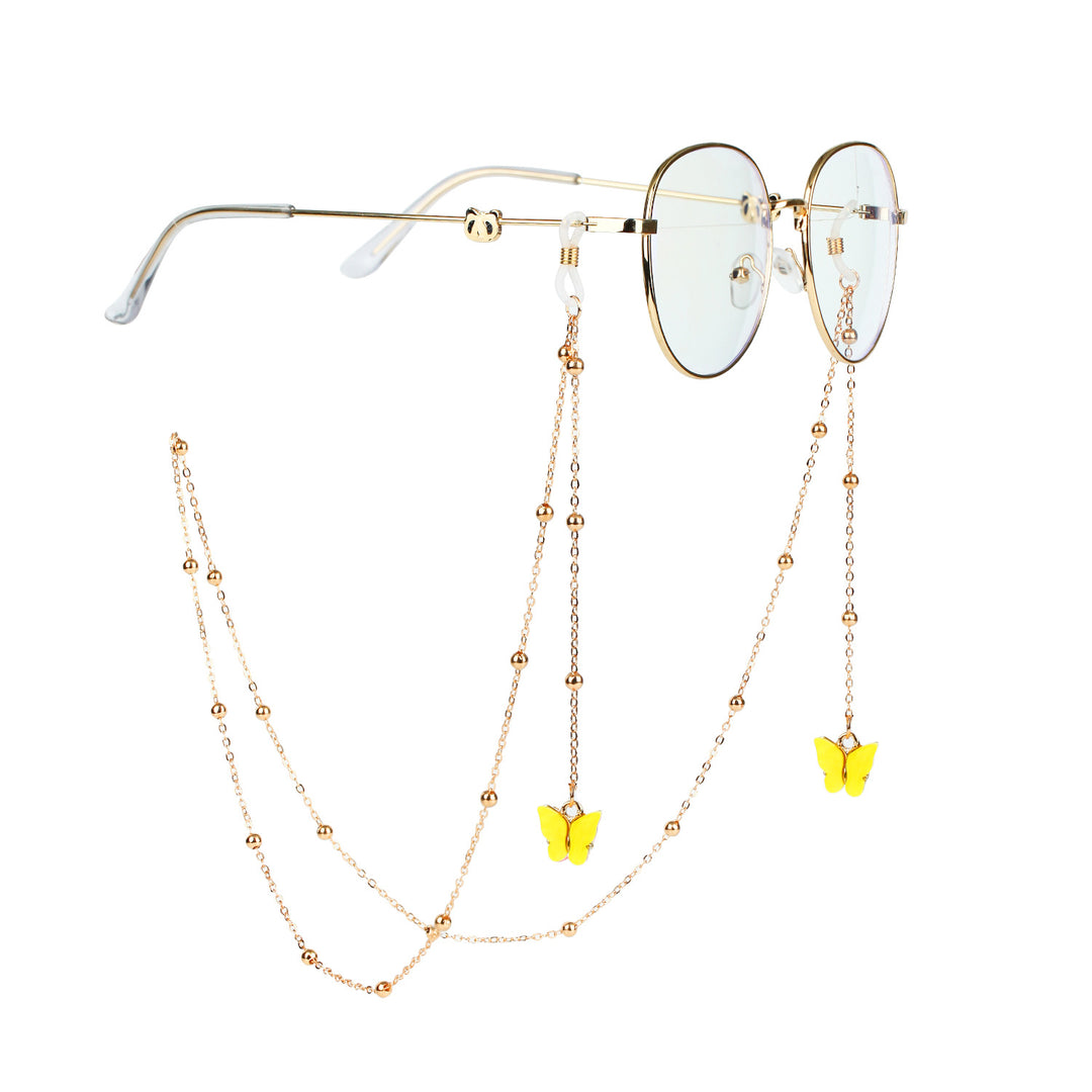 Fashionable sunglasses chains with butterfly pendants Kalsten
