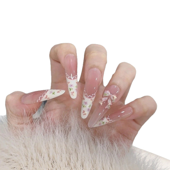 Artistic Themed Stiletto Nail Tips