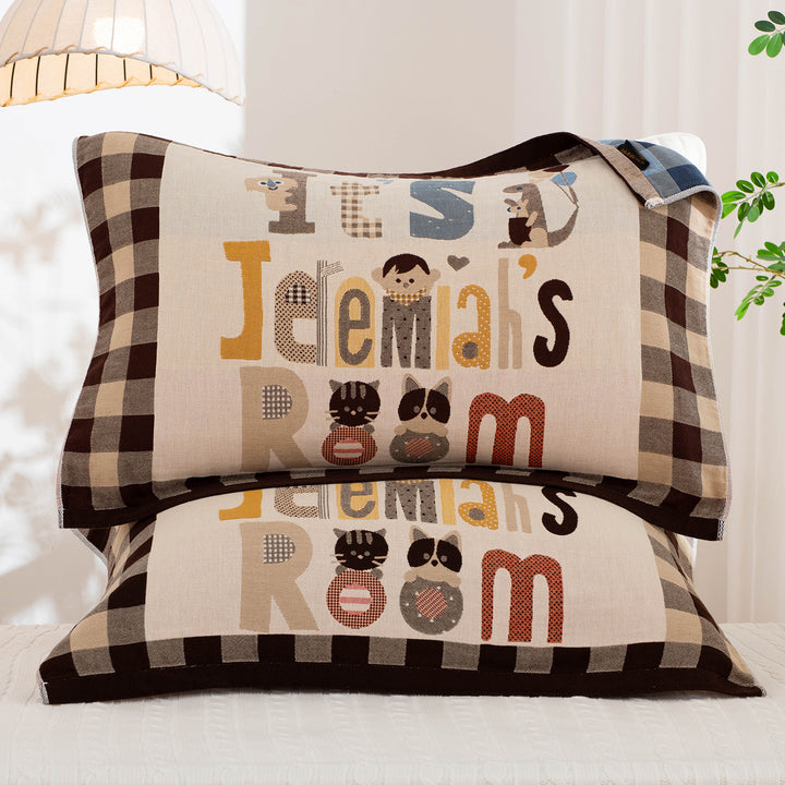 Women's pillowcase with cute dinosaur motif Kalsten